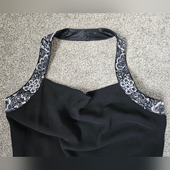 Jones New York Dresses & Skirts - JNY bias cut Embroidered Silk straps Jones New York dress LBD Size 10